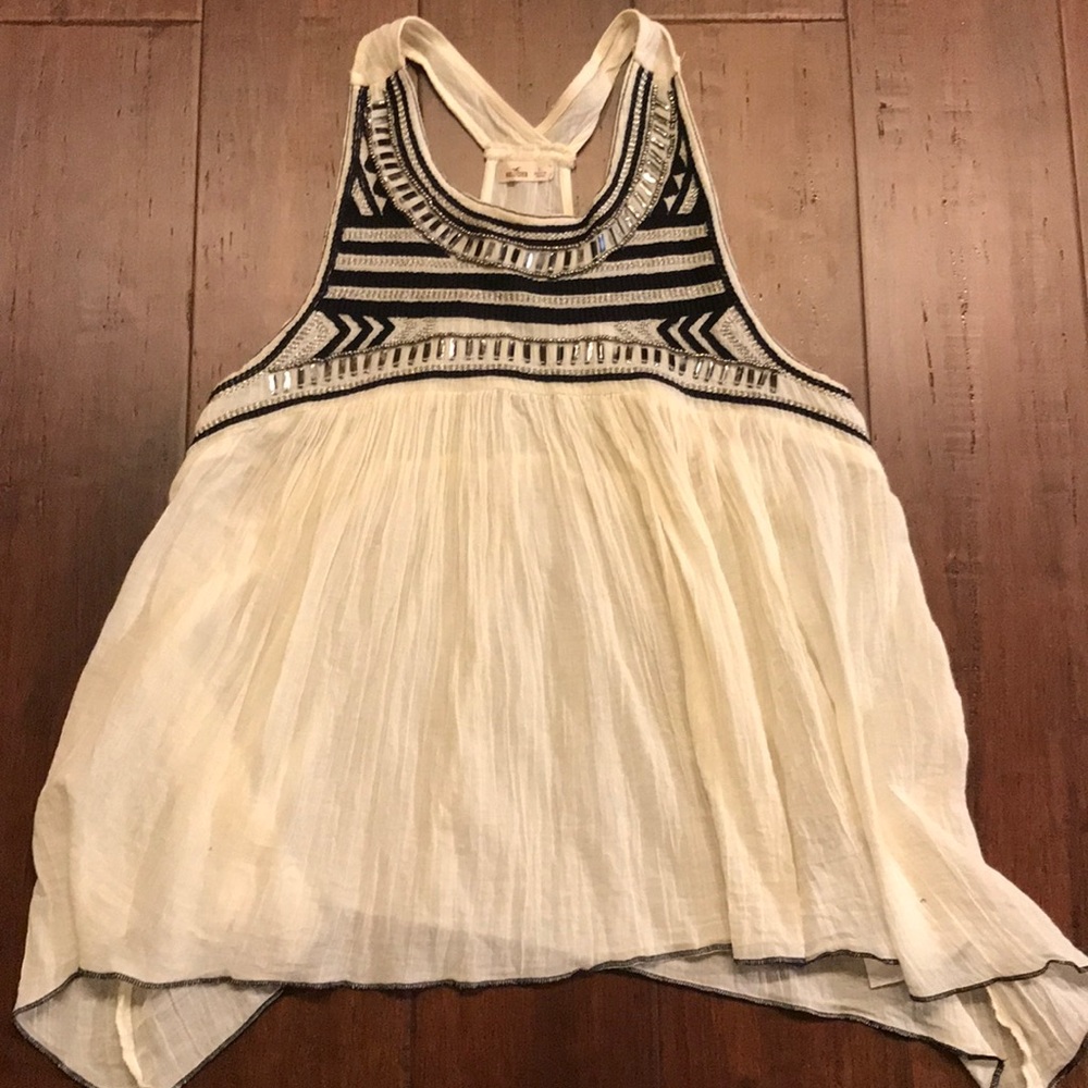 Hollister Beaded Tank Top